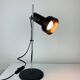 Lampe de bureau spot noir années 60, vintage