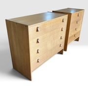 2 commodes Søborg en chêne scandinave