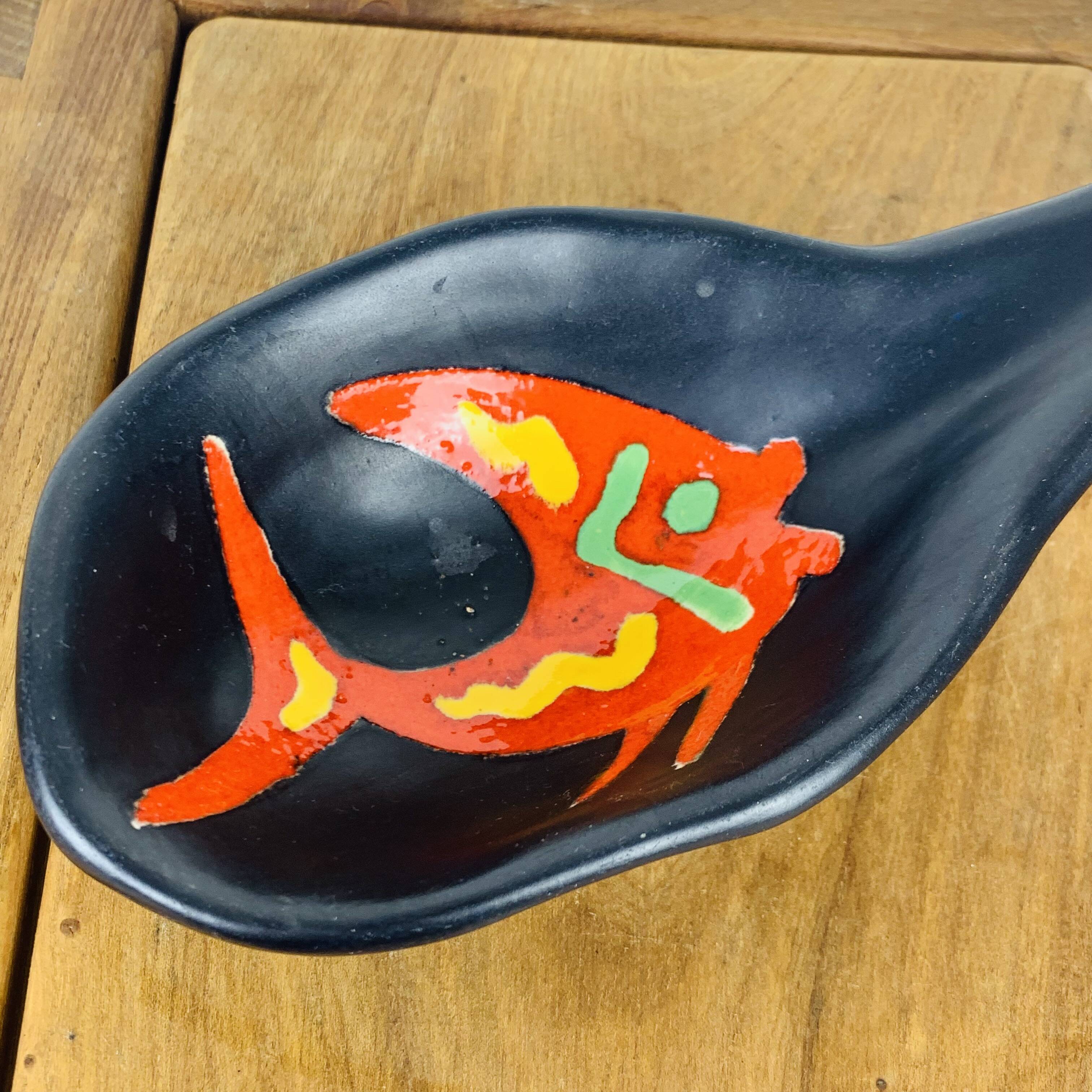 Empty fish pocket free form ceramic Missy Annecy
