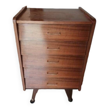 Chest of drawers with 5 drawers from the 1950s