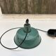 Industrial enamelled hanging lamp, 1960's