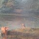 Peinture à l'huile de paysage français du XIXe siècle