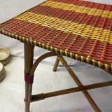 Side table 50s rattan