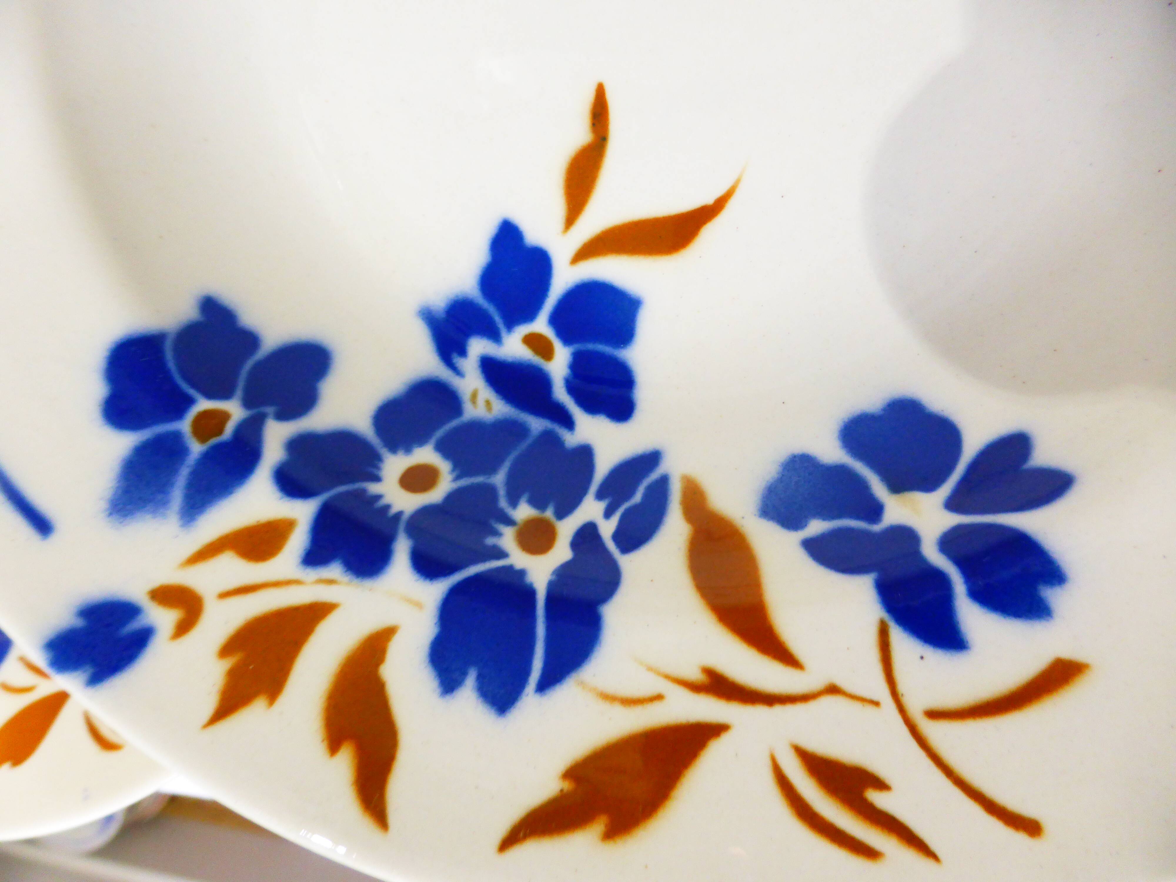 4 assiettes creuses vintage Badonviller 211249