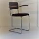 Bauhaus style Gispen Stalachrome chair 1930-1940s