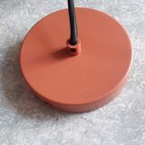 Lantern suspension, terracotta color