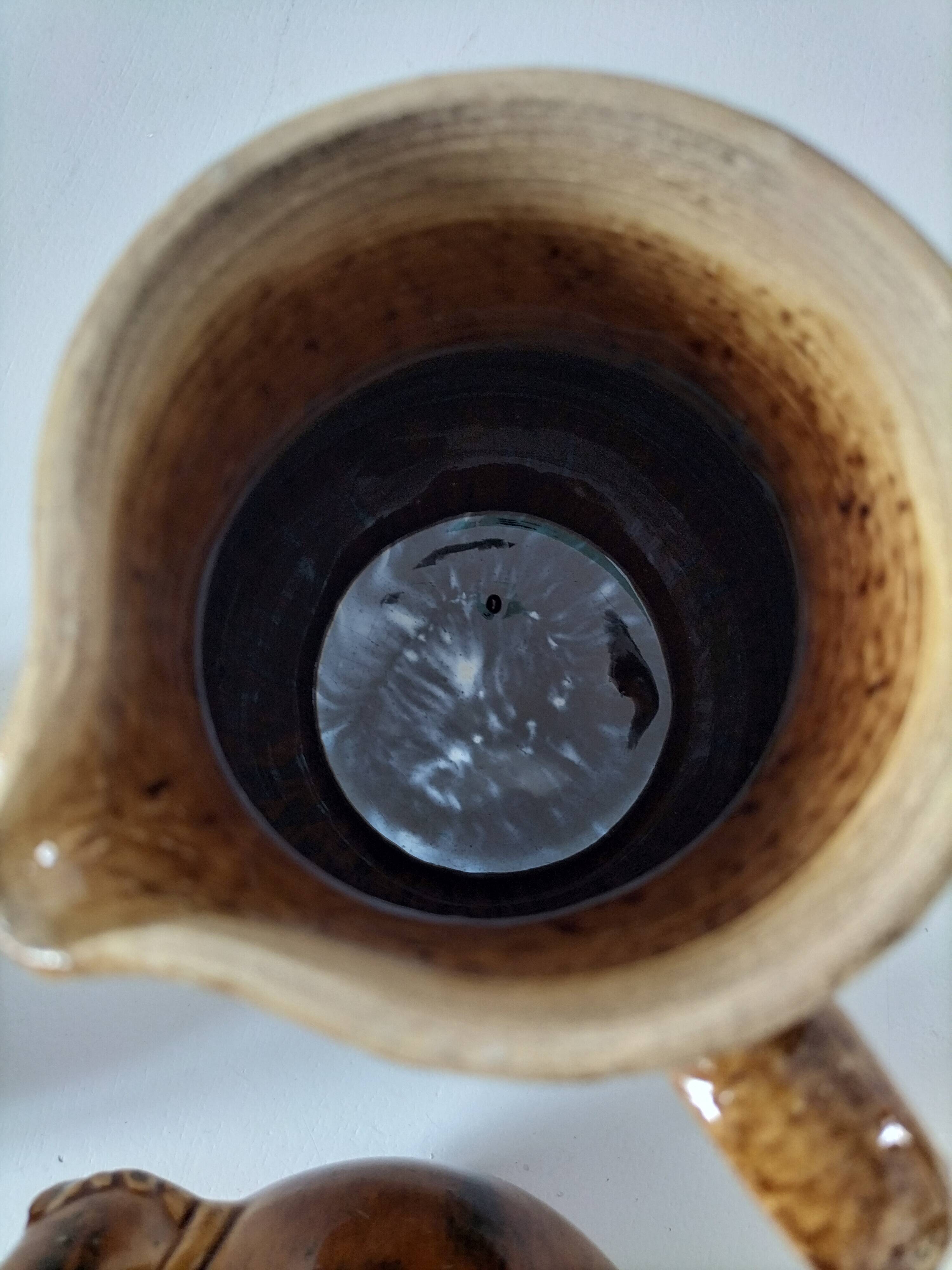 Set of three stoneware jugs from Vendeuvre Pottery – bistro charm