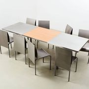 Postmodern Dining Set in Aluminum and Steel Belgium 1980s/90s