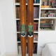 Pair of vintage wooden skis "Reflex"