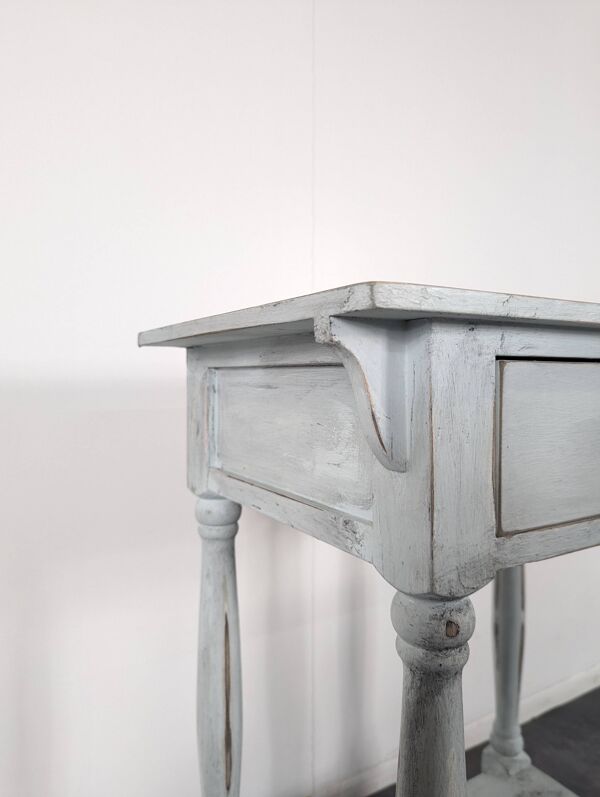 Table de chevet réchampie style Louis Philippe