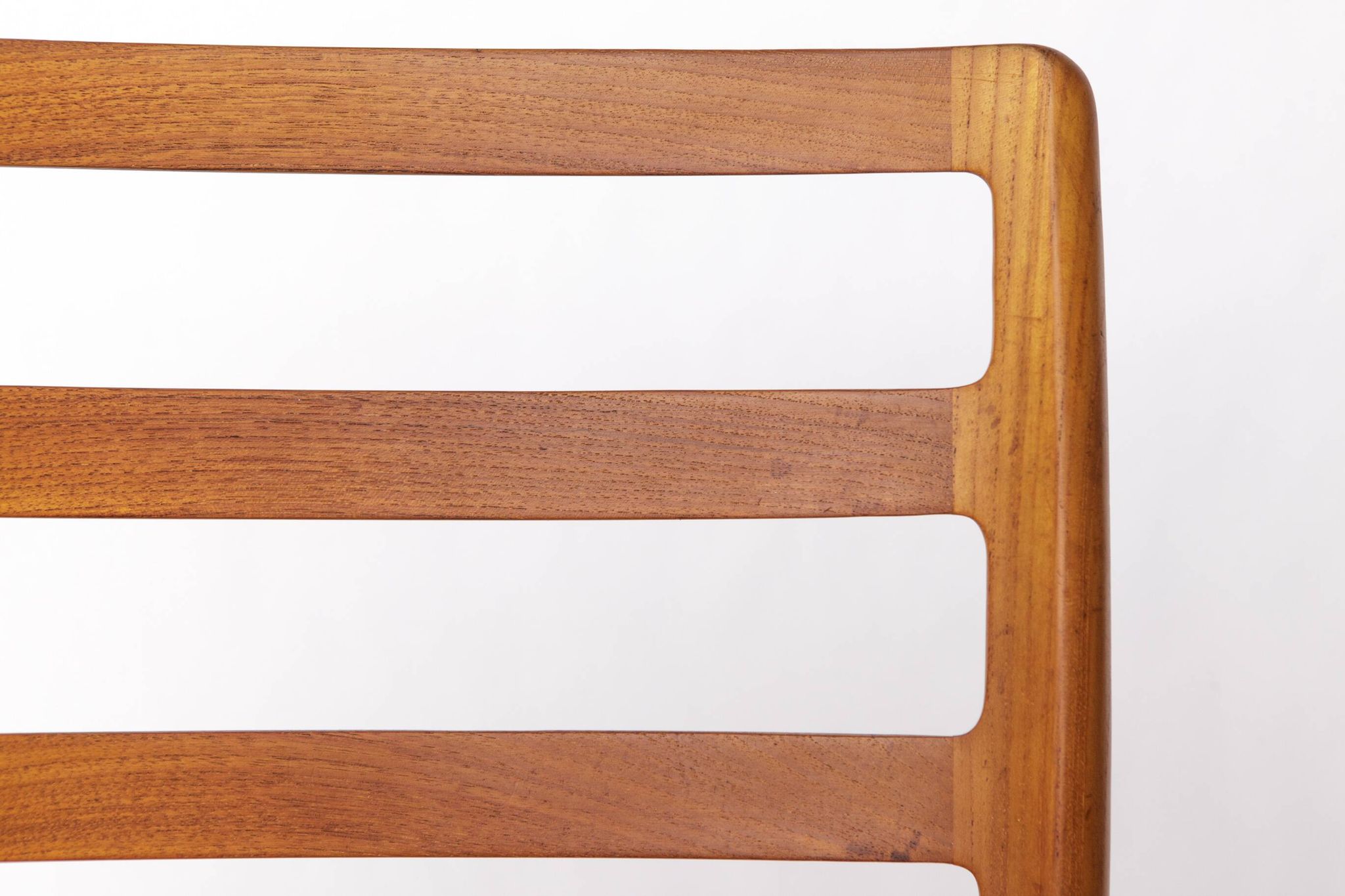 1 of 6 Niels Møller Model 85 Chair in Teak with Danish Cord, 1980s Danish M