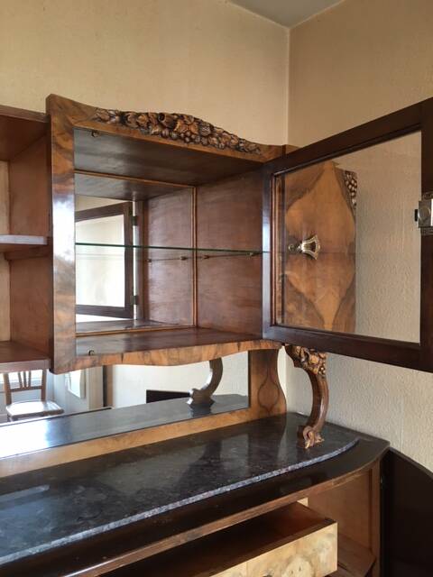 Two-piece buffet from the 1940s-1950s