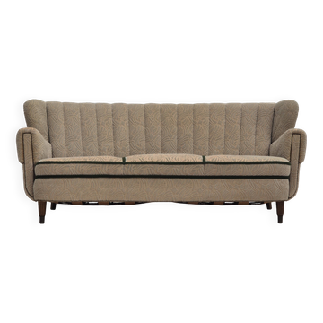 1960s, Danish 3 seater sofa, original good condition, cotton-wool.