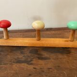 Patère en bois 60s