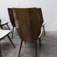 Lot de 6 chaises Baumann modèle 840 G2S finition acajou verni, 1963