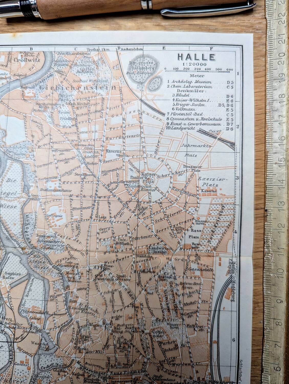 Printed in 1914, Halle-on-Saale, Germany.