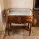 Meuble ancien en marbre et bois