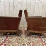 Paire de bergères époque Art Déco