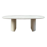Table en travertin des années 60