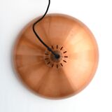 Vintage danish pendant lamp in copper 60's