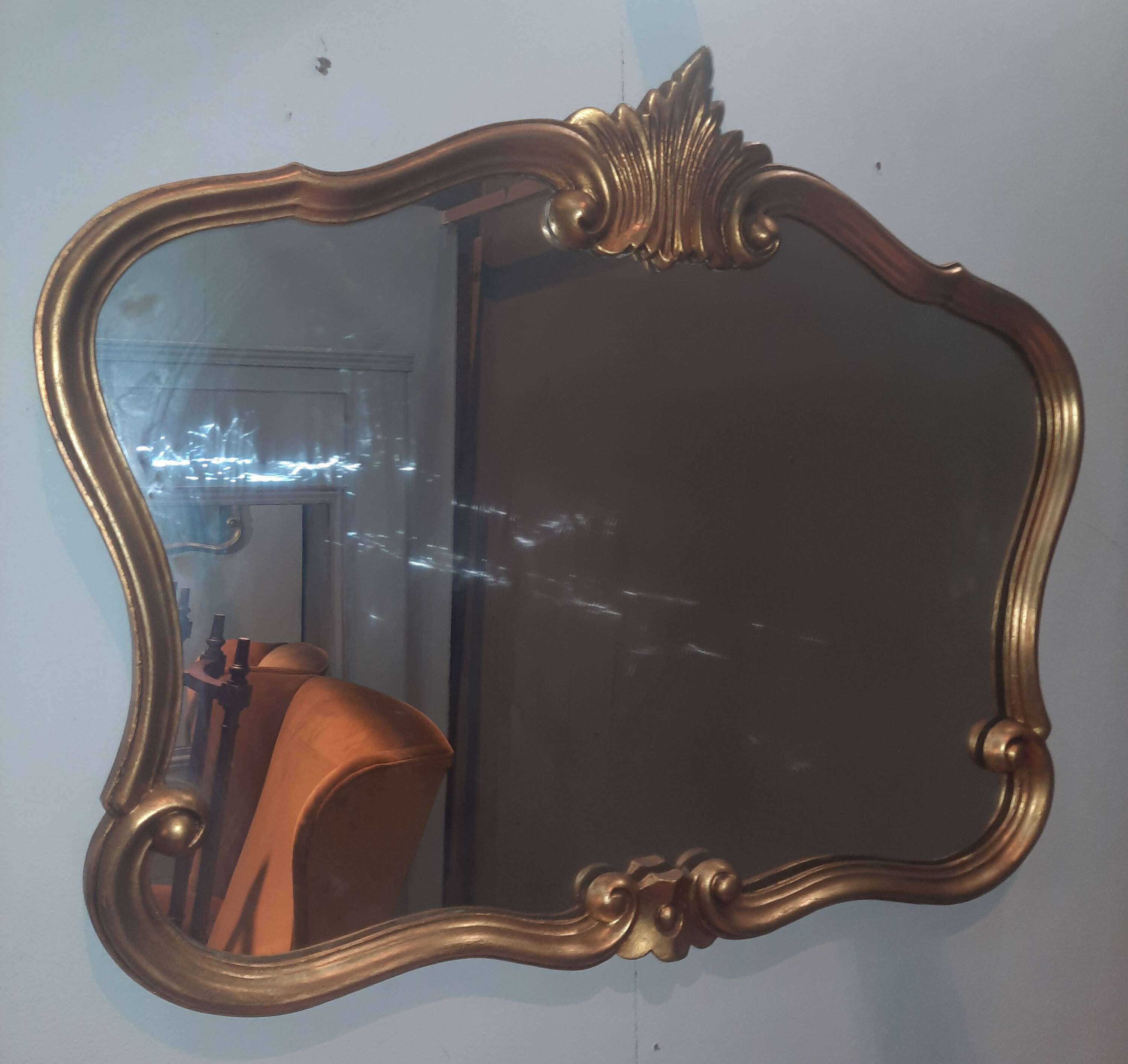 Louis XV style gilded morroir