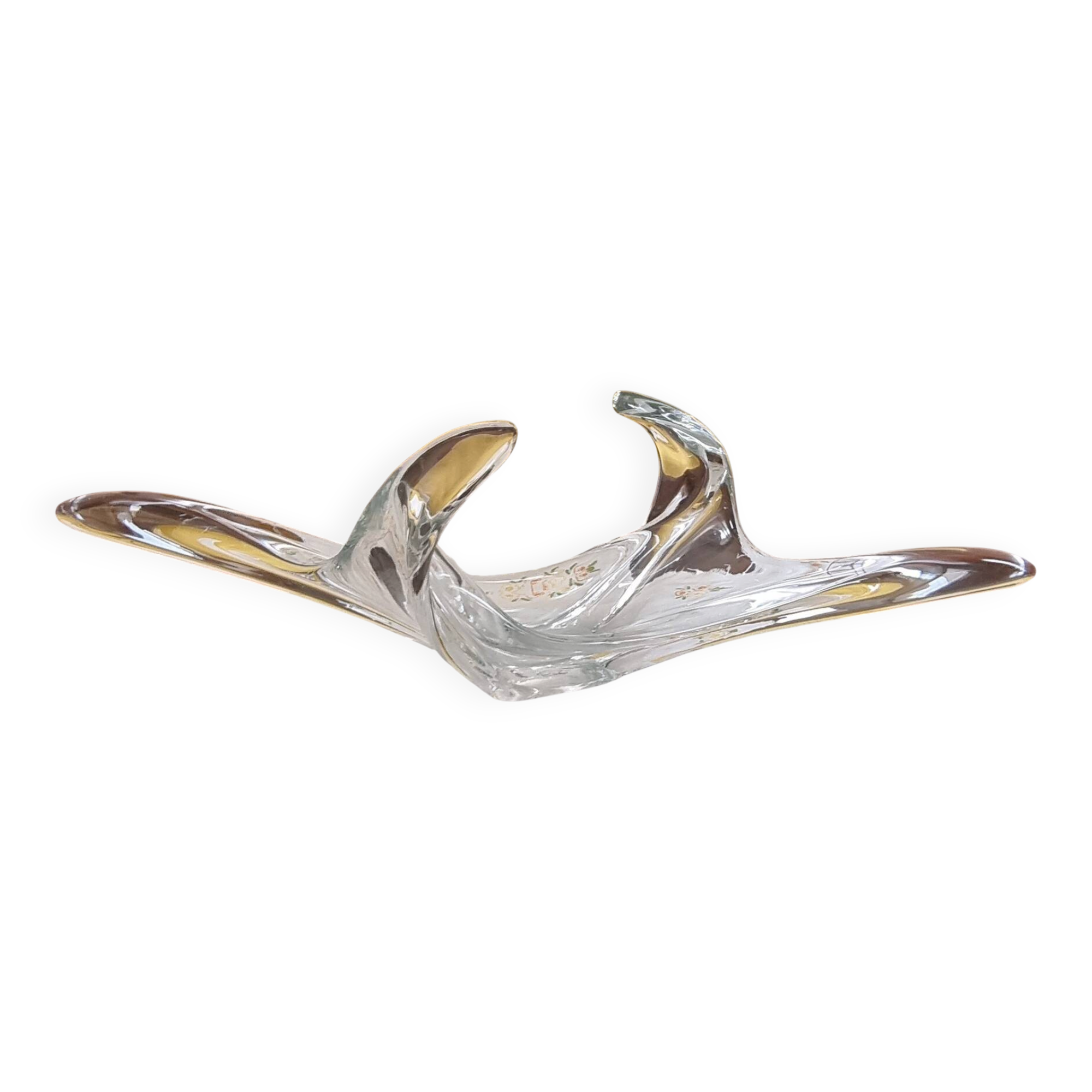 Large crystal fruit bowl Daum