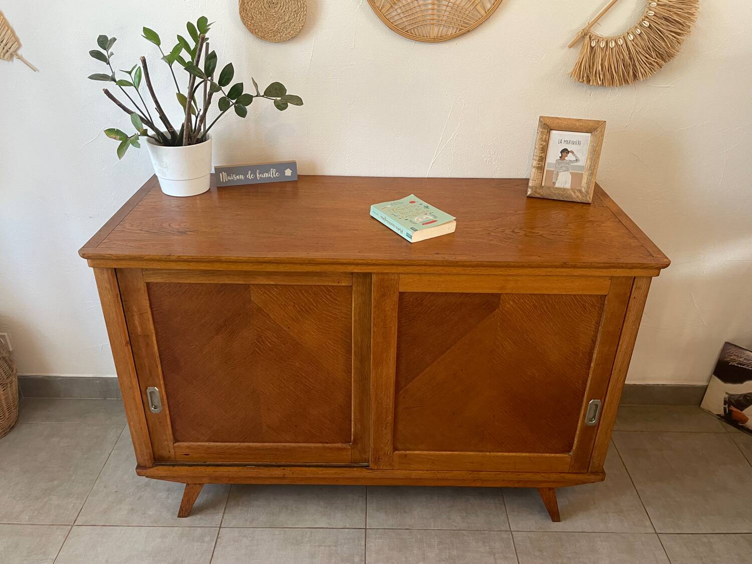 Magnificent vintage oak sideboard