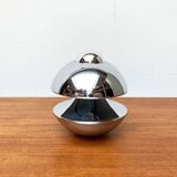 Chrome mushroom table or wall lamp in German mid-century space style by Klaus Hempel for Kaiser Leuchten, 1970s.
