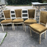 Four Louis XVI style chairs