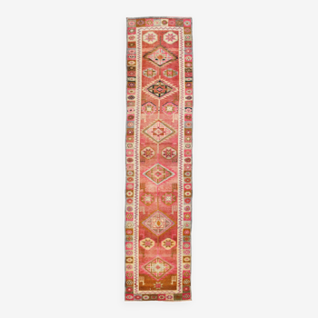 Tapis rustique vintage coureur, 88x365cm