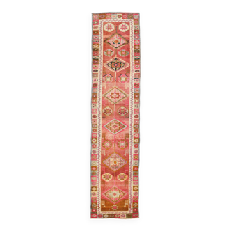 Tapis rustique vintage coureur, 88x365cm