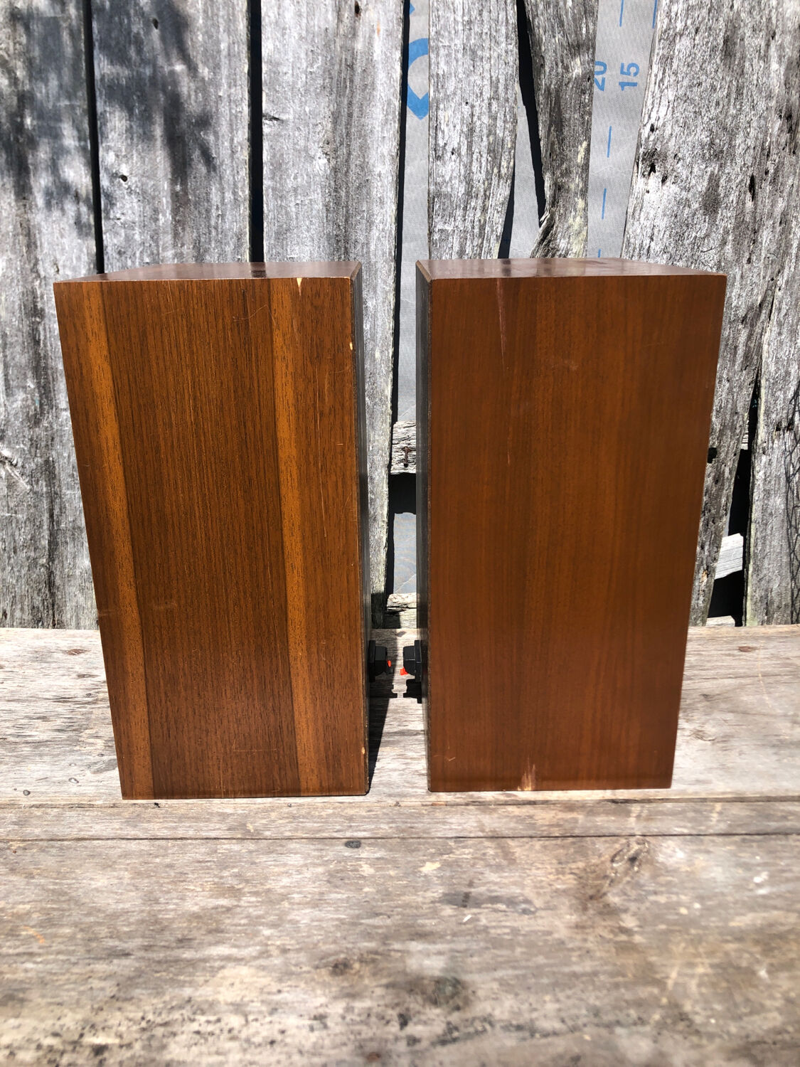 Triple harness wood cherry round tray