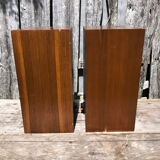 Triple harness wood cherry round tray