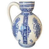 19th century Gien earthenware pitcher