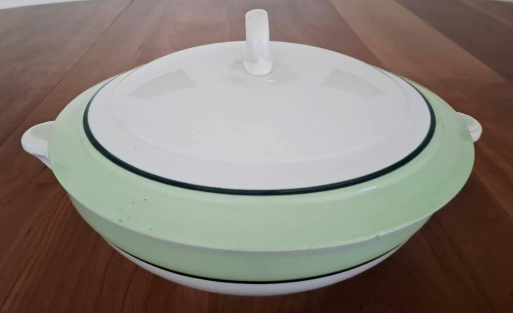 Vintage Saint Amand Faience Tureen