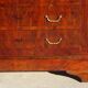 Commode en acajou et marbre blanc époque Restauration