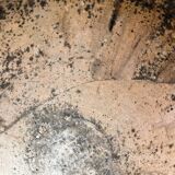 Large turned terracotta jar, 19th century