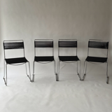 Set of 4 Spaghetti chairs by Giandomenico Belotti for Alias, Italy