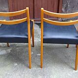 Set of 4 Scandinavian chairs from the 60s