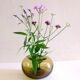 Blown glass ball vase by Claude Morin, Dieulefit France 1979