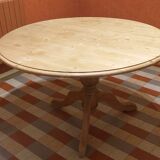 Interior's Roundtable in natural waxed spruce