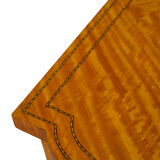 Edwardian satinwood bedside cabinet
