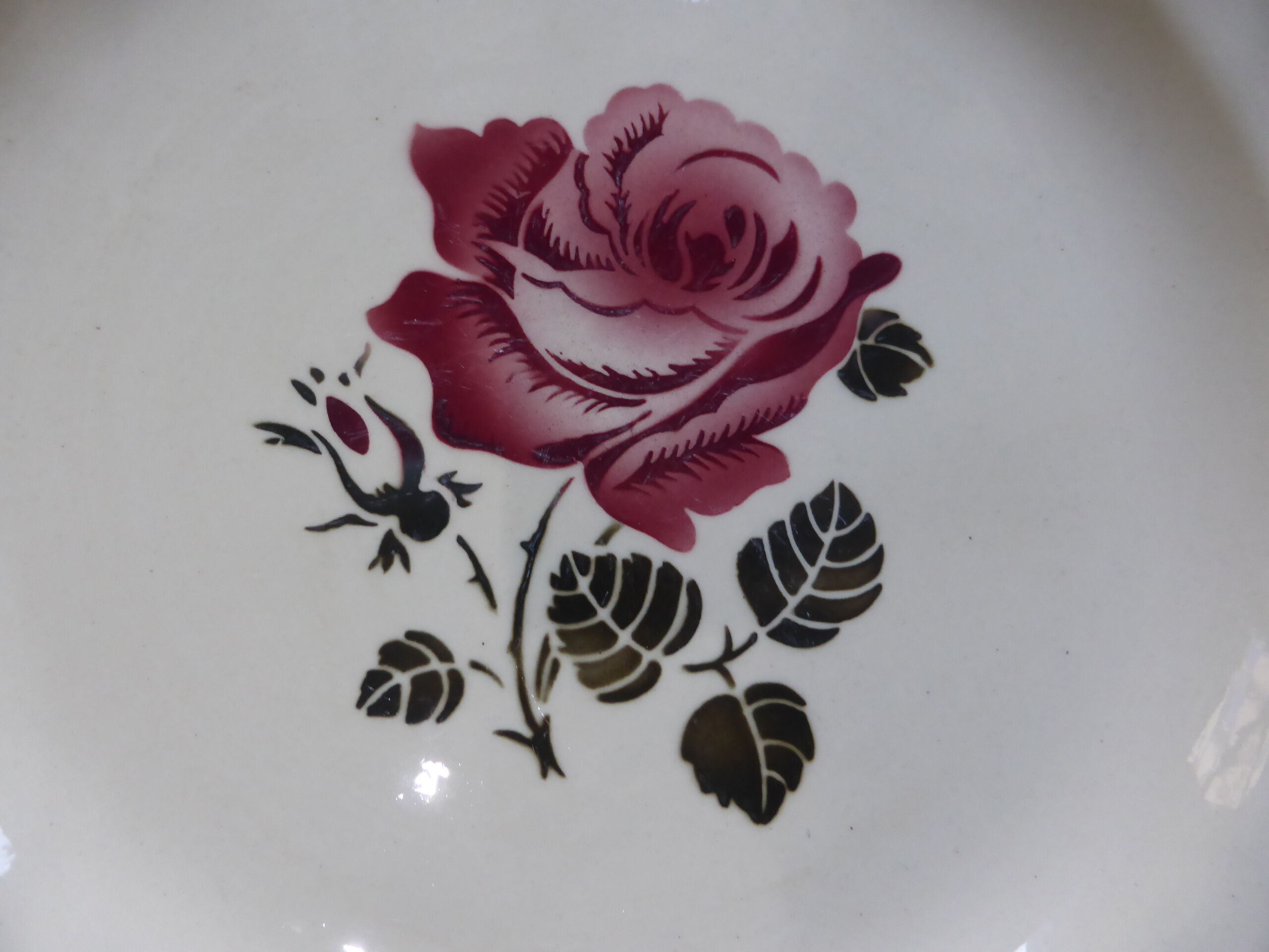 Badonviller model Germaine 200899 round serving dish