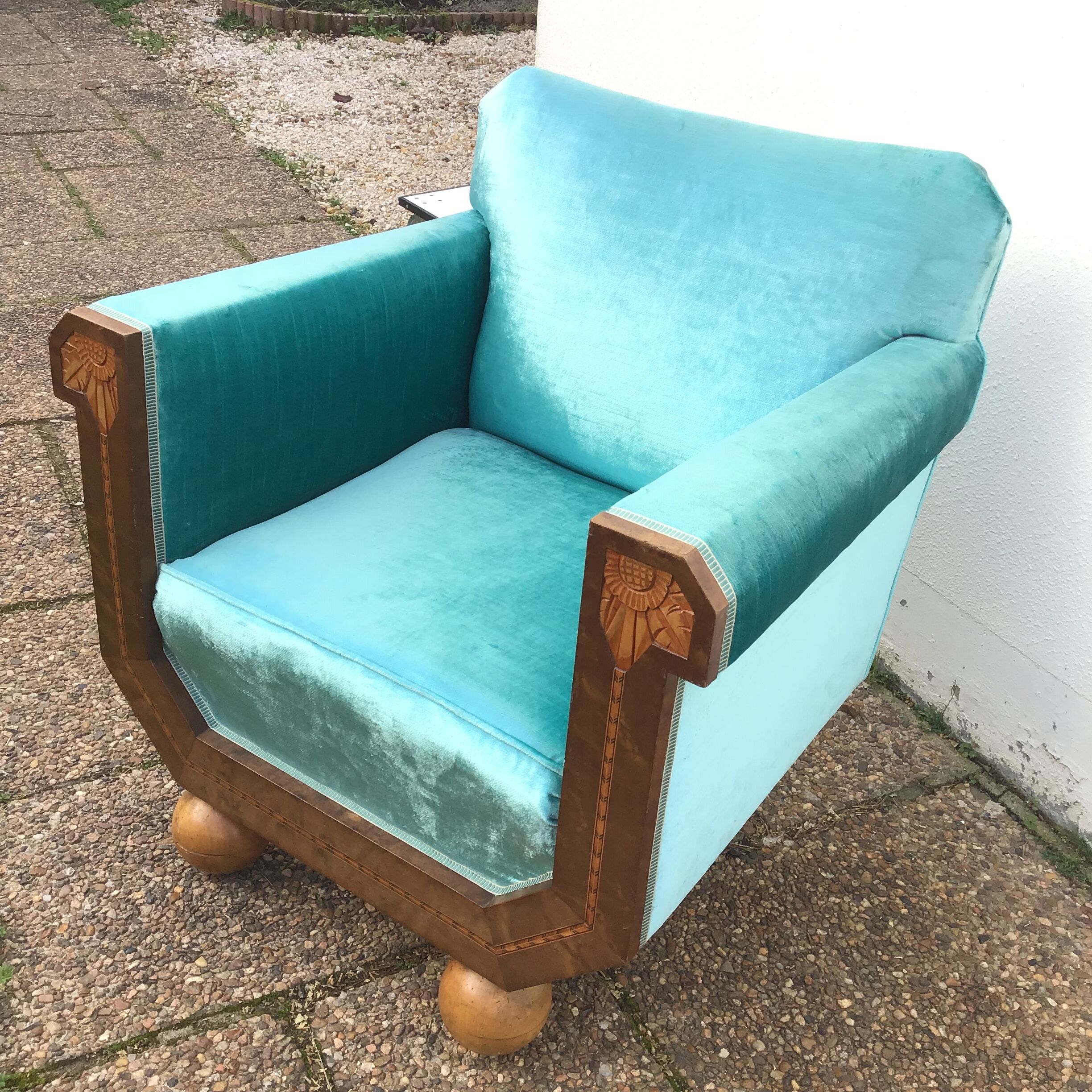 Art deco armchair