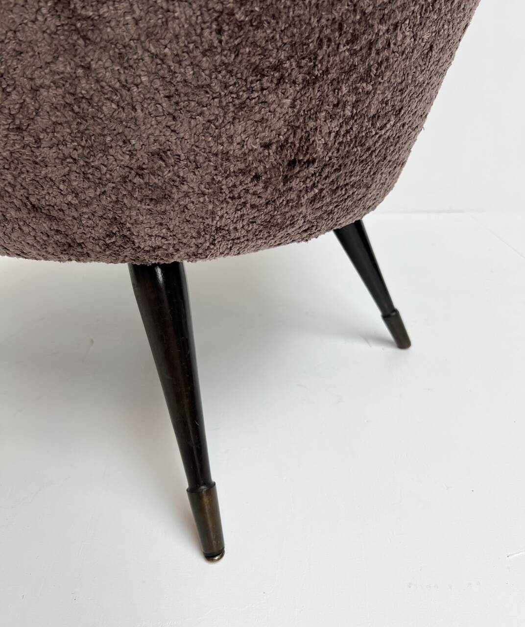 Fauteuil Nanna Ditzel retapissé, années 1950