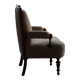 Danish two-seater canapé from the early 20th century in merino wool and wood, 1930s.