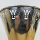 80s design ice bucket in chrome and brass