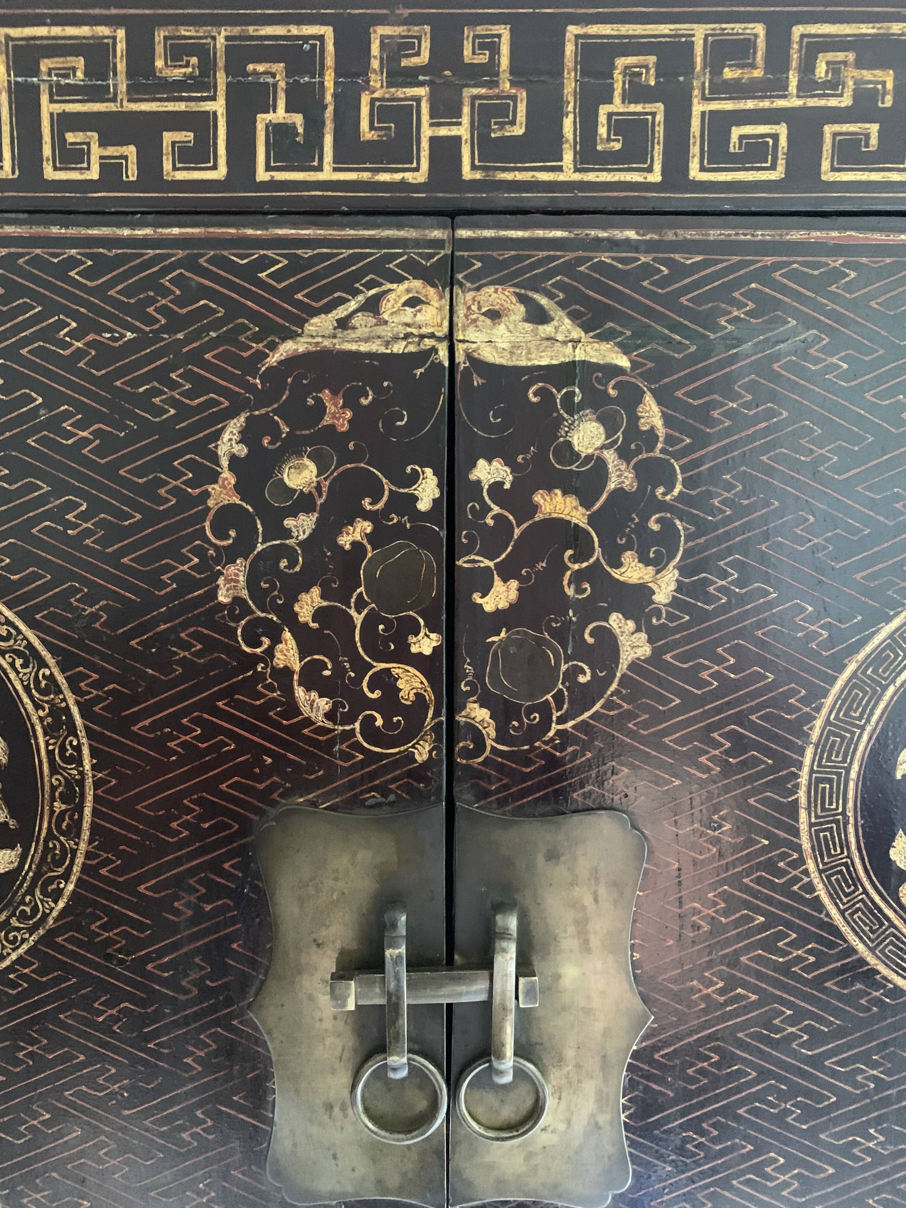 Chinese lacquered cabinet
