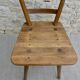 Chaise en bois massif Adolf Schneck de 1947