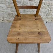 Adolf Schneck solid wood chair from 1947